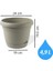KRS-343 Dekoratif Inci Bitki Çiçek Saksı Takımı 4.9 Litre No 3 2