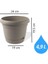 KRS-343 Dekoratif Inci Bitki Çiçek Saksı Takımı 4.9 Litre No 3 2