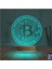 Kirppi 3D Lamba Crypto Bitcoin Btc Masa Gece Lambası 3