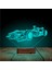 Kirppi 3D Lamba Formula F1 Yarış Arabası V2 Masa Gece Lambası 3