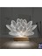 Kirppi 3D Lamba Lotus Çiçek Yoga Masa Gece Lambası 2