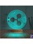 Kirppi 3D Lamba Crypto Ripple Xrp Coin Masa Gece Lambası 3