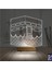 Kirppi 3D Lamba Kabe Masa Gece Lambası 2