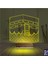 Kirppi 3D Lamba Kabe Masa Gece Lambası 5