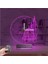Kirppi 3D Saat Lamba Cami Ayetel Kürsi Masa Gece Lambası 4