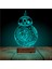 Kirppi 3D Lamba Sw Robot Bb8 Masa Gece Lambası 3