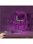 Kirppi 3D Saat Lamba Dj Müzik Kulaklık Masa Gece Lambası 4
