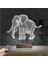 Kirppi 3D Lamba Fil V1 Masa Gece Lambası 2