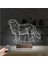 Kirppi 3D Lamba Köpek Golden Kişiye Özel Masa Gece Lambası 2