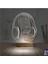 Kirppi 3D Lamba Dj Müzik Mikrofon Kulaklık Masa Gece Lambası 2