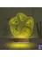 Kirppi 3D Lamba Geometrik Dekoratif V6 Masa Gece Lambası 5
