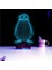 Kirppi 3D Lamba Penguen Çocuk Odası Tasarım Masa Gece Lambası 3