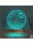 Kirppi 3D Lamba Death Star Ölüm Yıldızı Masa Gece Lambası 3