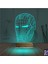 Kirppi 3D Lamba Ironman Robot Masa Gece Lambası 3