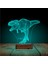 Kirppi 3D Lamba Dinozor T-Rex Masa Gece Lambası-1 3