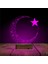 Kirppi 3D Lamba Ay Yıldız Türk Bayrağı V2 Masa Gece Lambası 5