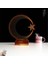 Kirppi 3D Lamba Ay Yıldız Türk Bayrağı Masa Gece Lambası 4