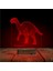 Kirppi 3D Lamba Dinozor Tiranazor Masa Gece Lambası 4