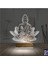 Kirppi 3D Lamba Lotus Çiçeği Yoga Masa Gece Lambası 2
