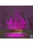 Kirppi 3D Lamba Lotus Çiçeği Yoga Masa Gece Lambası 4