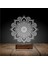Kirppi 3D Lamba Mandala Masa Gece Lambası 2