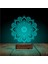 Kirppi 3D Lamba Mandala Masa Gece Lambası 3