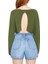 F21 Sırt Dekolteli Crop Triko Kazak 6