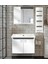 Yıldız 80 cm Komple Mdf Banyo Dolabı, Seramik Lavabolu, Raflı Banyo Dolabı Seti Hazır Kurulu 1