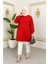 Kadın Inci Detaylı Uzun Sweatshirt Tunik 1
