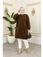 Kadın Inci Detaylı Uzun Sweatshirt Tunik 1