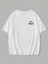 Baskılı Oversize Bisiklet Yaka Tshirt 2