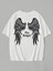 Baskılı Oversize Bisiklet Yaka Tshirt 3