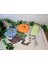 3'lü Balkabağı Dekor,halloween,el Yapımı(Handmade) 2