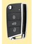 Volkswagen Polo - Golf 7 - Skoda - Seat 3 Butonlu Sustalı Kumanda Kabı (Krom) Logolu 3