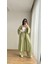 Gofre Kumaş Uzun Kimono Pantolon Takım 1