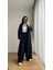 Gofre Kumaş Uzun Kimono Pantolon Takım 1