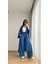 Gofre Kumaş Uzun Kimono Pantolon Takım 1