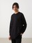 Lcw Modest Bisiklet Yaka Oversize Kadın Sweatshirt Tunik (S5) 1