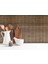 Kendinden Yapışkanlı 3D Kabartmalı Pvc Duvar Paneli Antik Lambiri Desen 41x41 Cm/ 6 Adet /1 M² 4