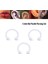 Cerrahi Bioplastik, 6 mm 8 mm 10 mm Çap, 3 mm Toplu, 3 Adet Bioplast Septum Piercing Set, Kaş, Dudak, Burun, Kulak Kullanımına Uygundur 1