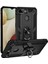 Samsung Oppo Ax7 ile Uyumlu Kılıf Siyah Panther Yüzüklü Silikon Orijinal (Samsung Oppo Ax7 ile Uyumlu, Siyah) 1