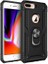 Apple iPhone 8 Plus Kılıf Siyah Panther Yüzüklü Silikon Orijinal Esnek Ince Geliştirilmiş Dayanıklı Darbe Karşıtı Koruyucu Yeni Nesil Tasarım (Apple iPhone 8 Plus ile Uyumlu, Siyah) 1