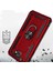 Samsung Galaxy J7 Prime Kılıf Kırmızı Panther Yüzüklü Silikon Orijinal Esnek Ince Geliştirilmiş Dayanıklı Darbe Karşıtı Koruyucu Yeni Nesil Tasarım (Galaxy J7 Prime ile Uyumlu, Kırmızı) 3