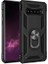 Samsung Galaxy S10 Plus Siyah Panther Yüzüklü Silikon Orijinal Esnek Ince Geliştirilmiş Dayanıklı Darbe Karşıtı Koruyucu Yeni Nesil Tasarım (Samsung Galaxy S10 Plus, Siyah) 1
