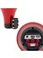 Araç Üstü Mıknatıslı Bluetooth Usb'li 18650 Pilli 50 Watt Harici Horn Hoparlör 3