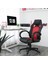 Songmıcs Ofis ve Oyun Sandalyesi, Ergonomik, Yükseltilmiş Dönel Koltuk, Siyah-Kırmızı, 70D x 66G x 117Y cm 2