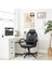 Songmıcs Ofis ve Oyun Sandalyesi, Ergonomik, Yükseltilmiş Dönel Koltuk, Siyah, 70D x 66G x 117Y cm 3