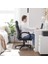 Songmıcs Ofis ve Oyun Sandalyesi, Ergonomik, Yükseltilmiş Dönel Koltuk, Siyah, 70D x 66G x 117Y cm 4