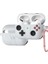 Apple Airpods 4 ile Uyumlu 4.nesil Kılıf Kılıf Retro Görünümlü Kancalı Nint-Endo Yumuşak Soft Dokunuş Airpods 4. Nesil Kulaklık Kılıf (Gri, Airpods 4. Nesil) 3