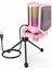 Ampligame A6V Yayıncı - Oyuncu - Gamer - Podcast - Youtuber Rgb USB Mikrofon (Pembe) 1